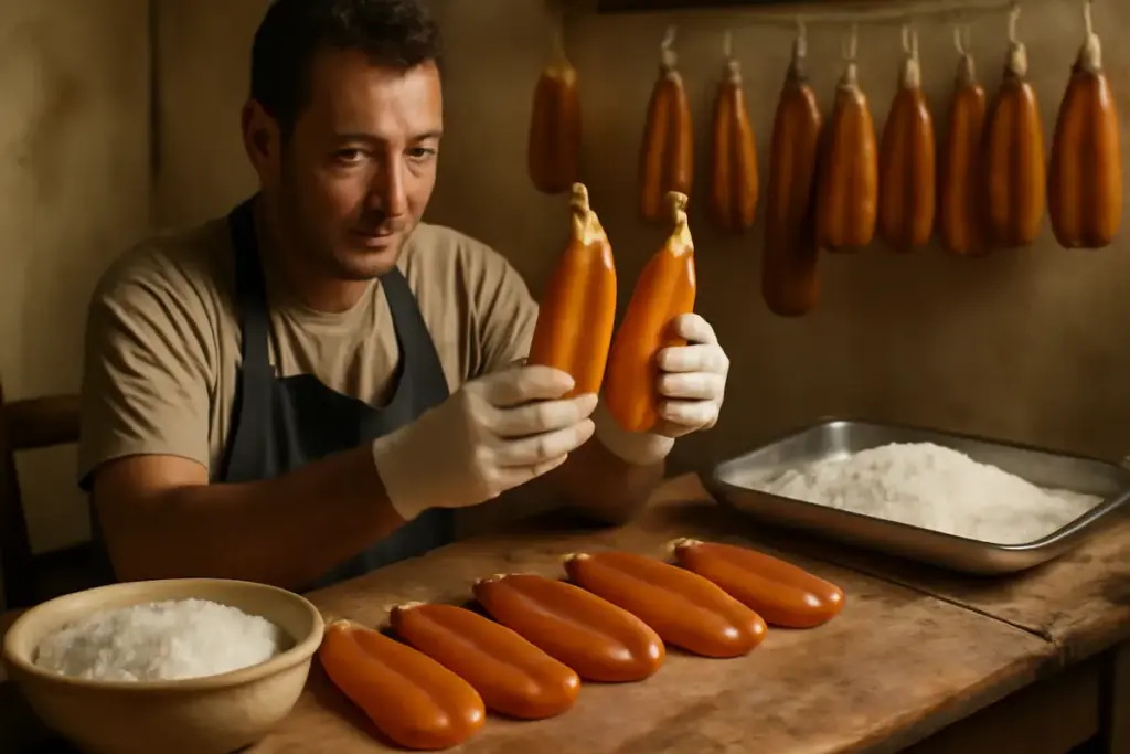 Come si fa la bottarga artigianale? Il passaggio segreto che la rende così pregiata