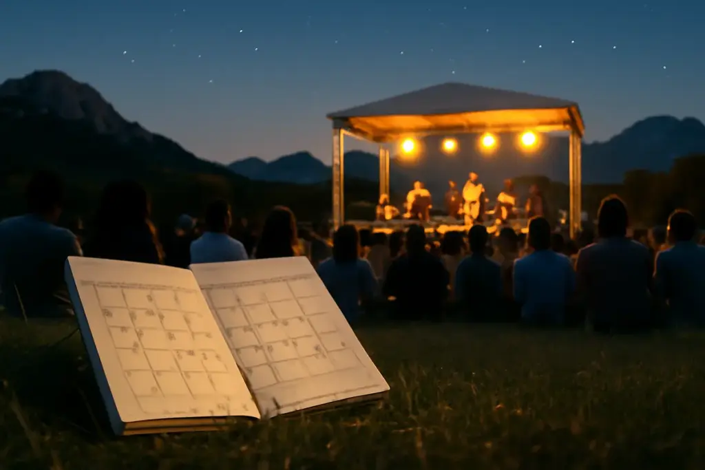 Calendario eventi culturali en plein air in Sardegna: il periodo migliore per concerti e spettacoli sotto le stelle