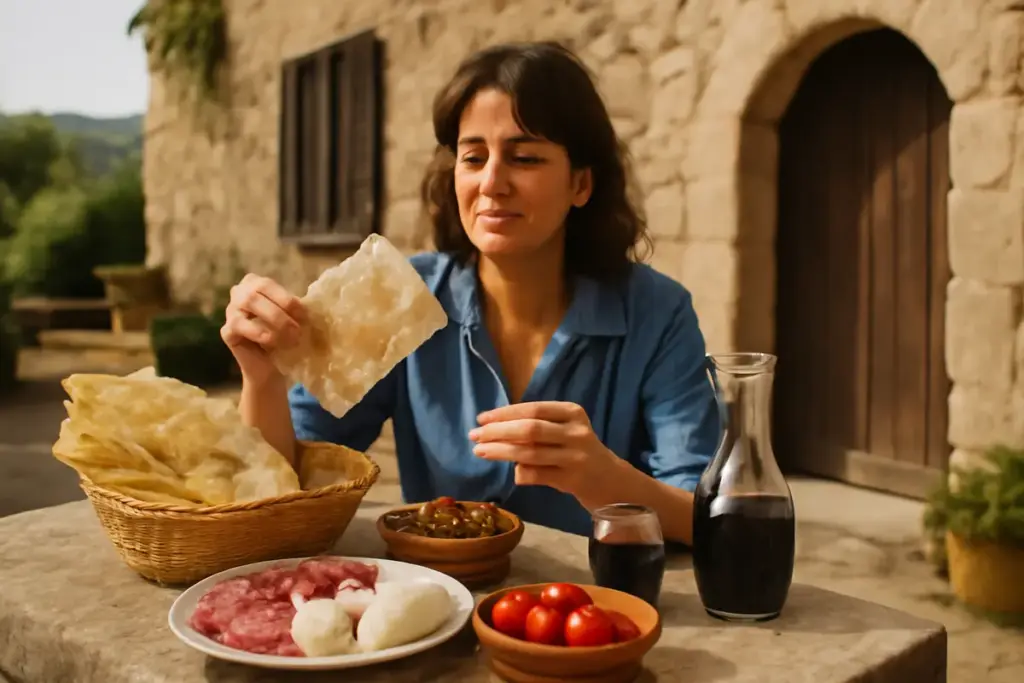 Qual è il vero sapore del pane pistoccu? Dove gustarlo appena sfornato con ingredienti locali