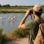 Quali itinerari permettono di avvistare fenicotteri senza disturbare la fauna? Scopri come fare birdwatching in modo responsabile