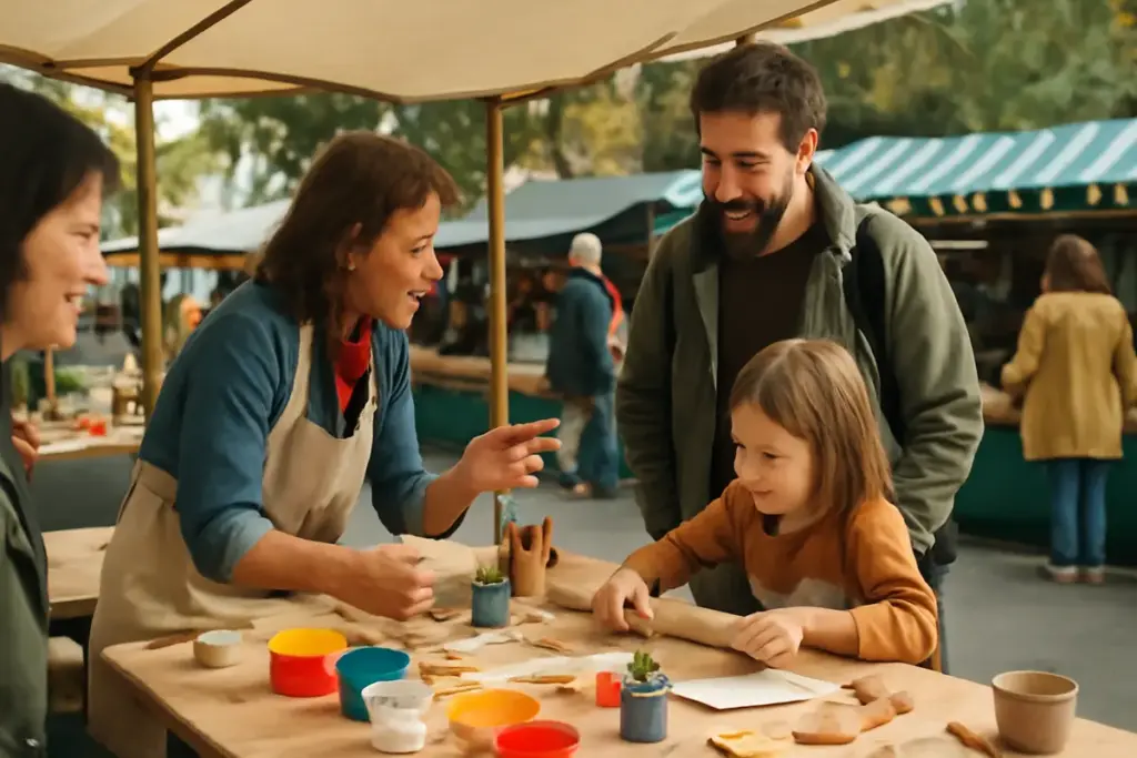 Quali mercatini locali ospitano performance e laboratori? Esperienze interattive ideali anche per i bambini
