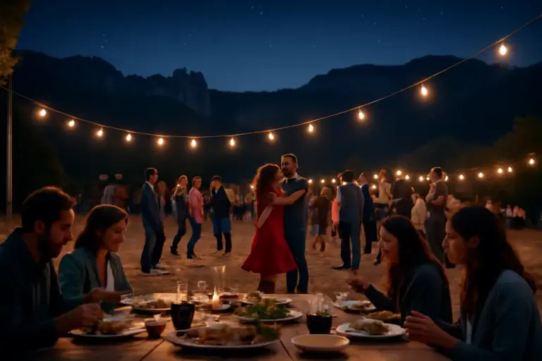Feste campestri nei monti del Nuorese: mangiare e ballare sotto le stelle in scenari spettacolari