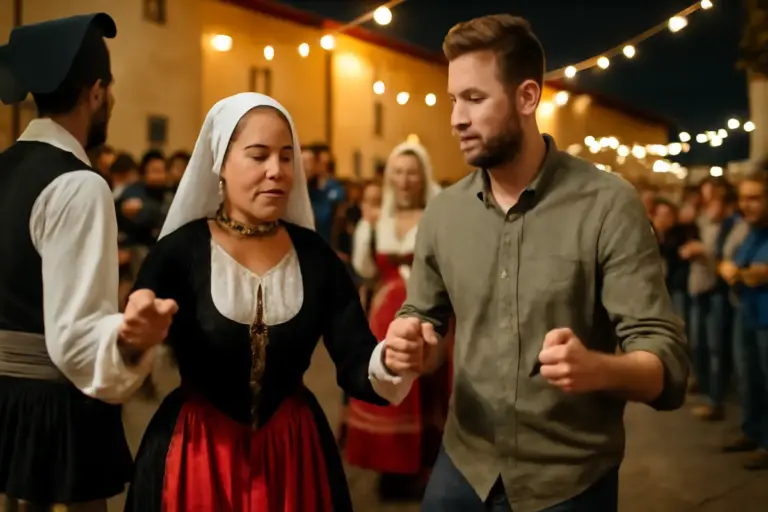 Scoprire i balli popolari sardi durante le feste di paese: come partecipare e non sentirsi fuori posto